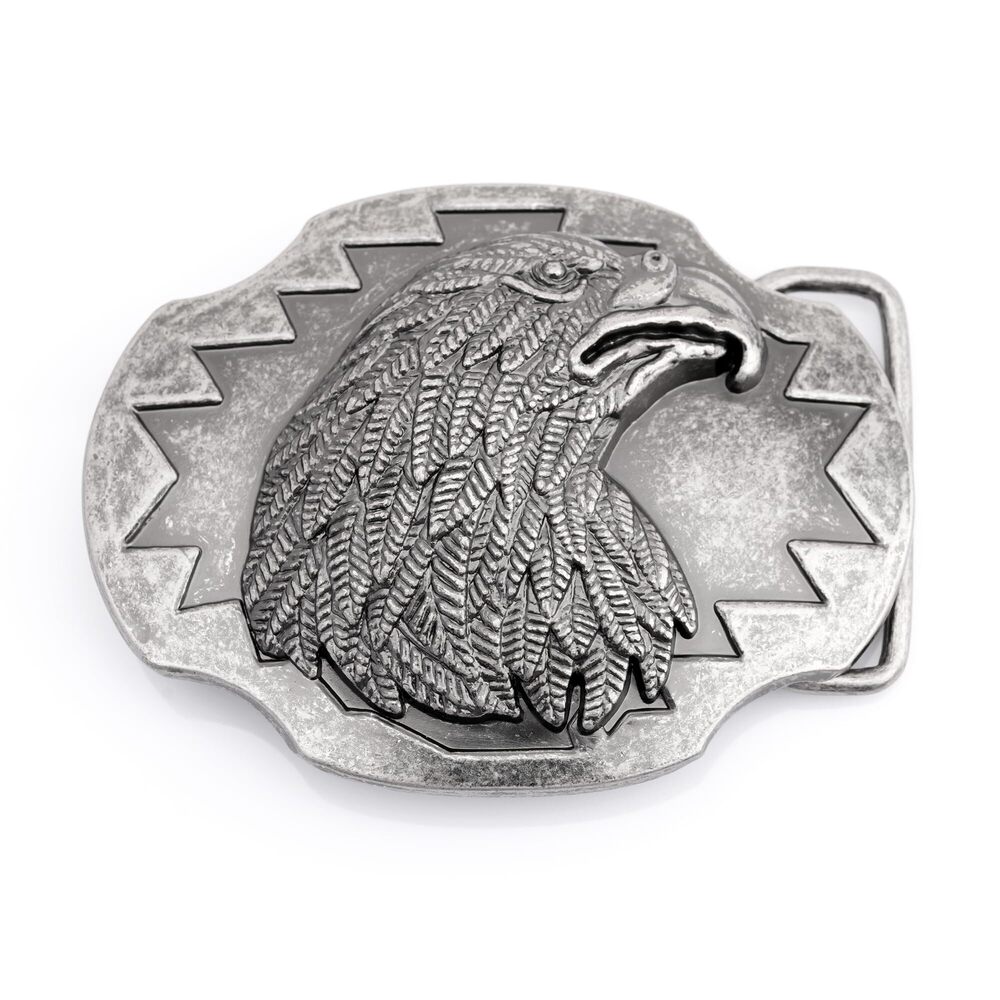 6311 Western Eagle Belt Buckle, Fits 1.5 inch Belt, Cowboy Belt Buckle HRBK